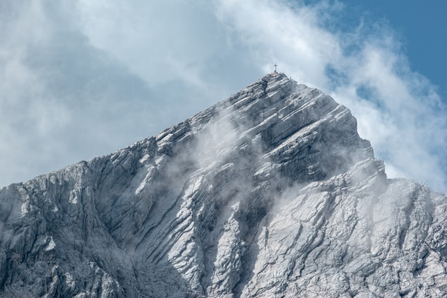 Alpspitze met kruis